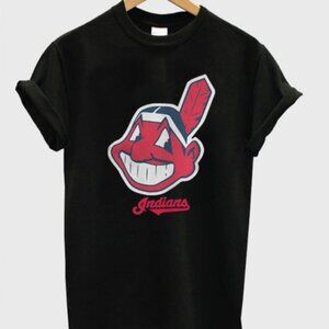 MLB Chief Wahoo Cleveland Indians T Shirt Vintage Baseball Sports Fan Graphic